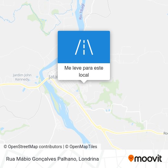 Rua Mábio Gonçalves Palhano mapa