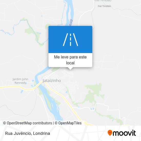 Rua Juvêncio mapa