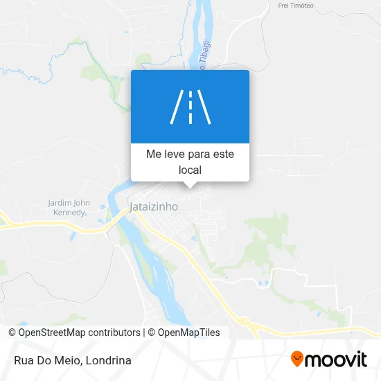Rua Do Meio mapa
