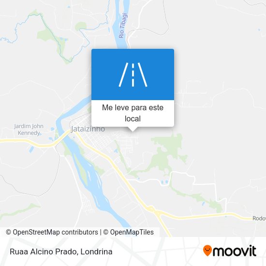 Ruaa Alcino Prado mapa
