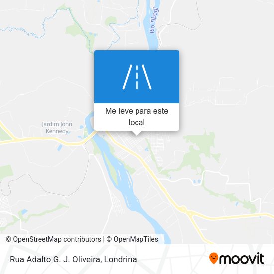 Rua Adalto G. J. Oliveira mapa