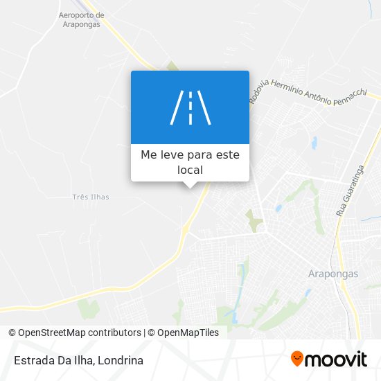 Estrada Da Ilha mapa
