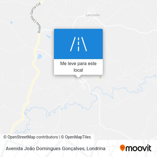 Avenida João Domingues Gonçalves mapa