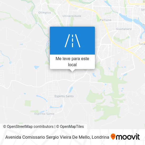 Avenida Comissario Sergio Vieira De Mello mapa