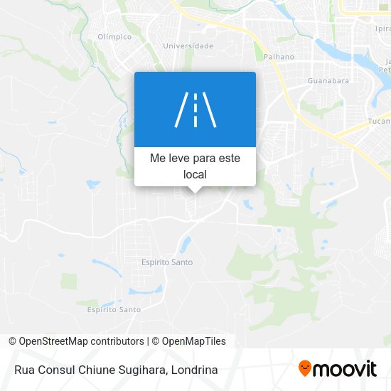 Rua Consul Chiune Sugihara mapa