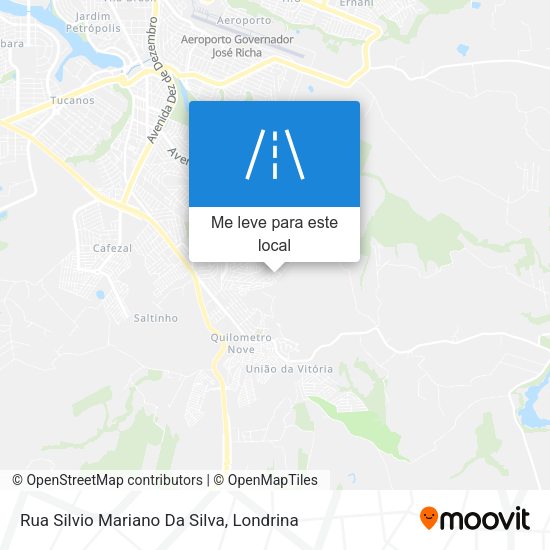 Rua Silvio Mariano Da Silva mapa