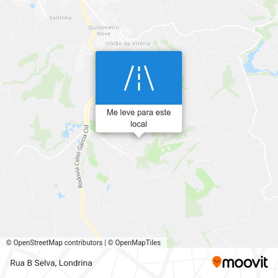 Rua B Selva mapa