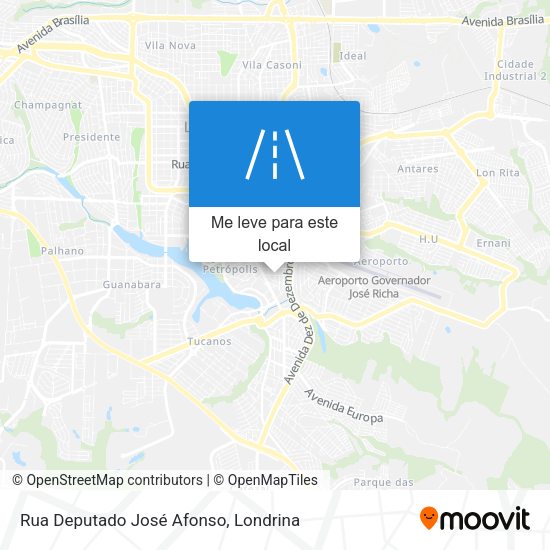 Rua Deputado José Afonso mapa