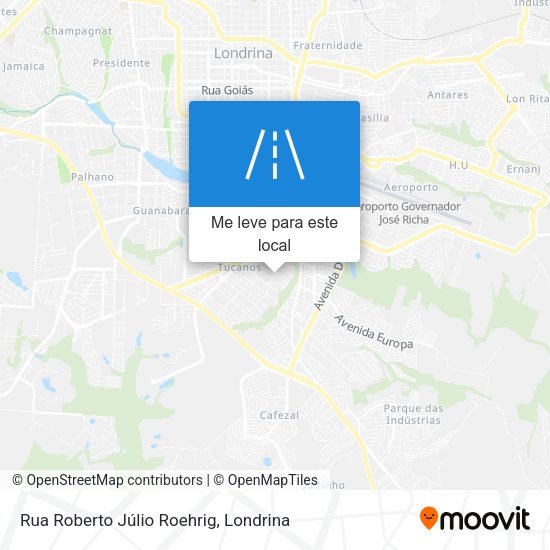 Rua Roberto Júlio Roehrig mapa