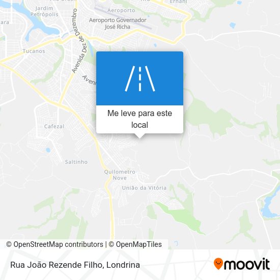 Rua João Rezende Filho mapa