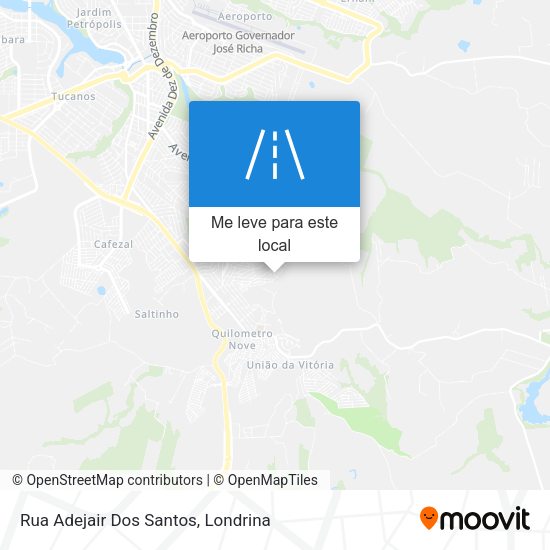 Rua Adejair Dos Santos mapa