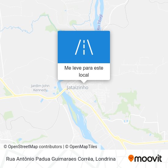 Rua Antônio Padua Guimaraes Corrêa mapa