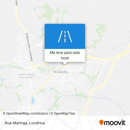 Rua Maringa mapa