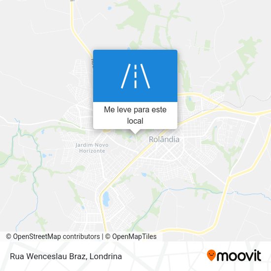 Rua Wenceslau Braz mapa