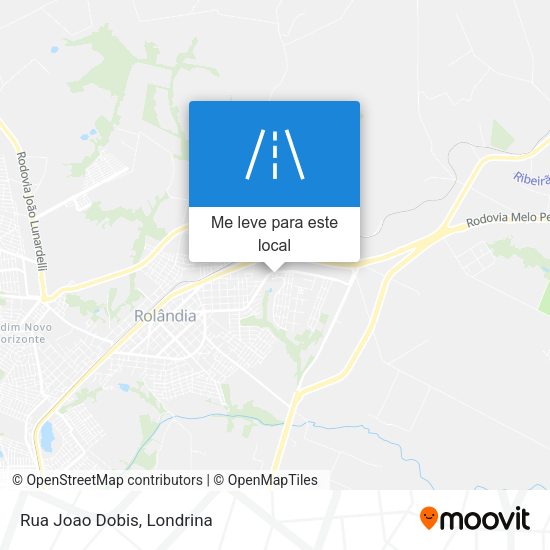 Rua Joao Dobis mapa