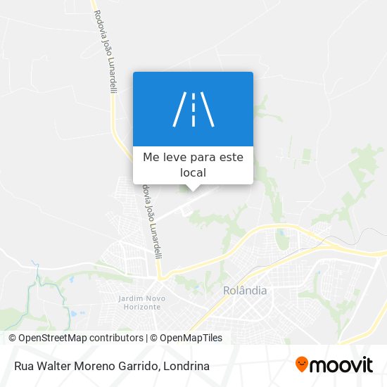 Rua Walter Moreno Garrido mapa