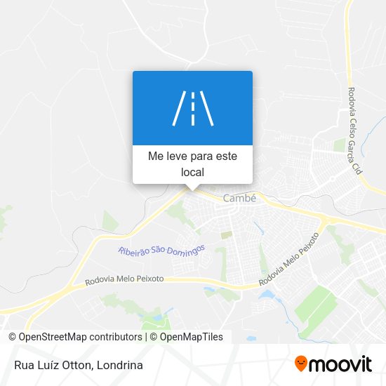 Rua Luíz Otton mapa