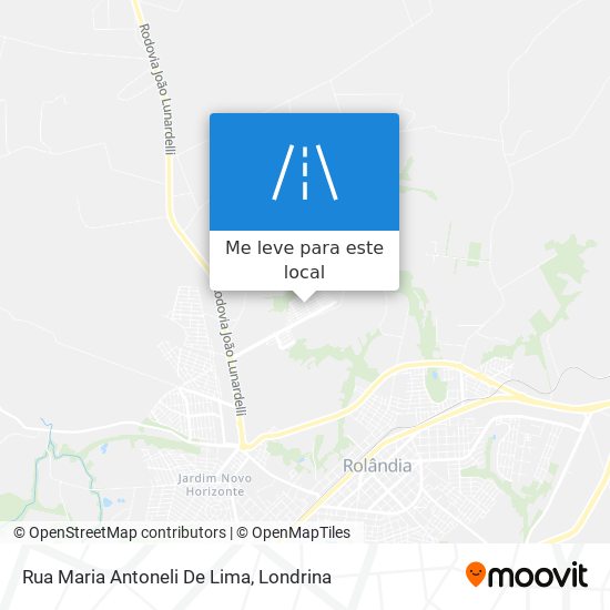 Rua Maria Antoneli De Lima mapa