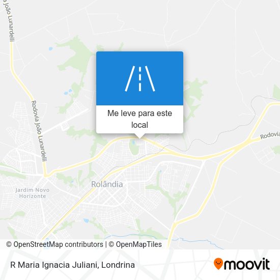 R Maria Ignacia Juliani mapa