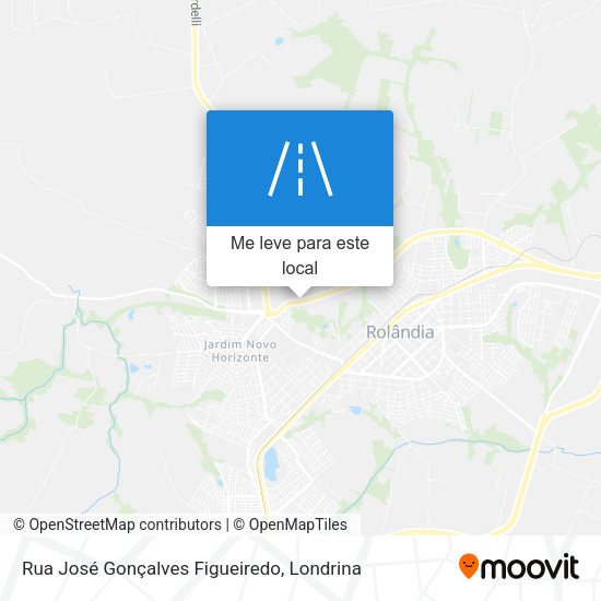 Rua José Gonçalves Figueiredo mapa