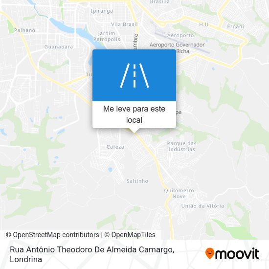 Rua Antônio Theodoro De Almeida Camargo mapa