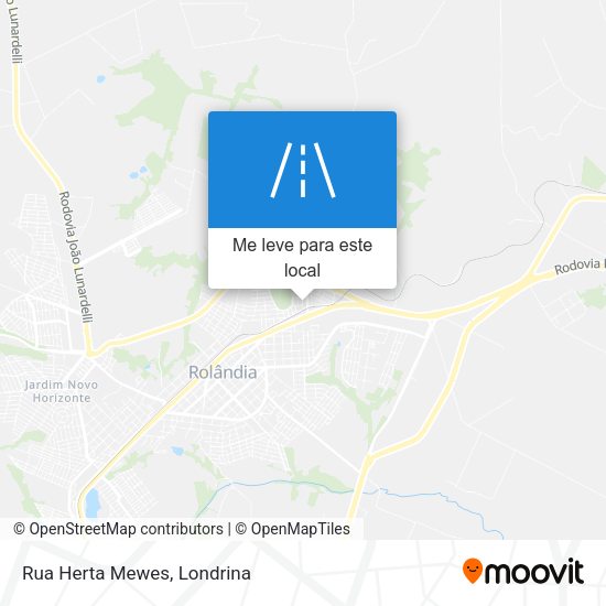 Rua Herta Mewes mapa