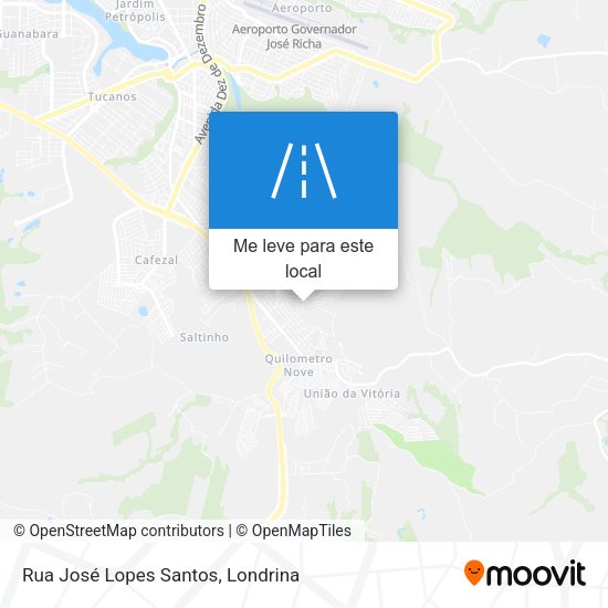 Rua José Lopes Santos mapa