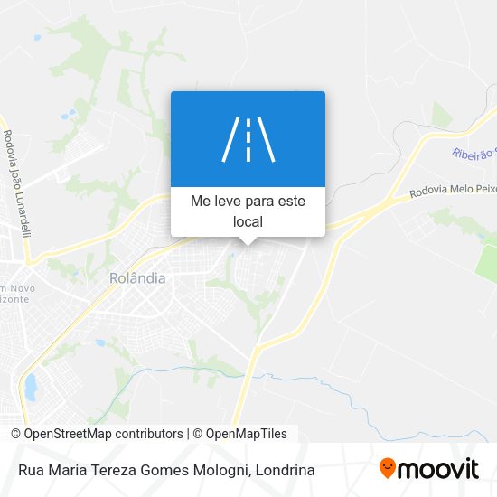 Rua Maria Tereza Gomes Mologni mapa