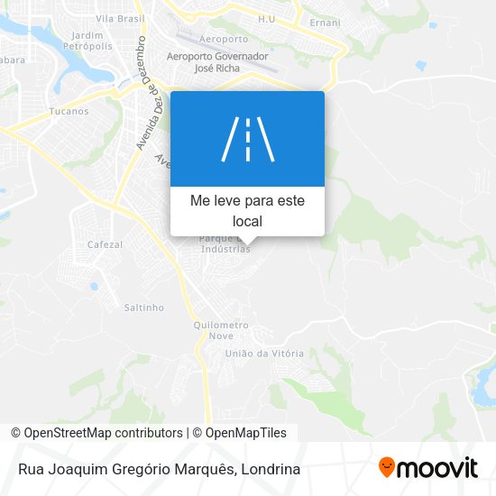 Rua Joaquim Gregório Marquês mapa