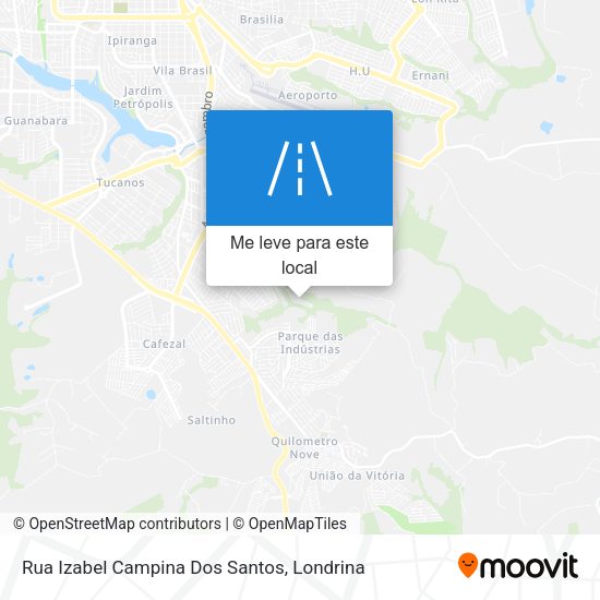 Rua Izabel Campina Dos Santos mapa