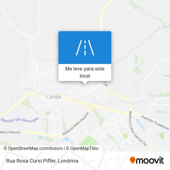Rua Rosa Cursi Piffer mapa