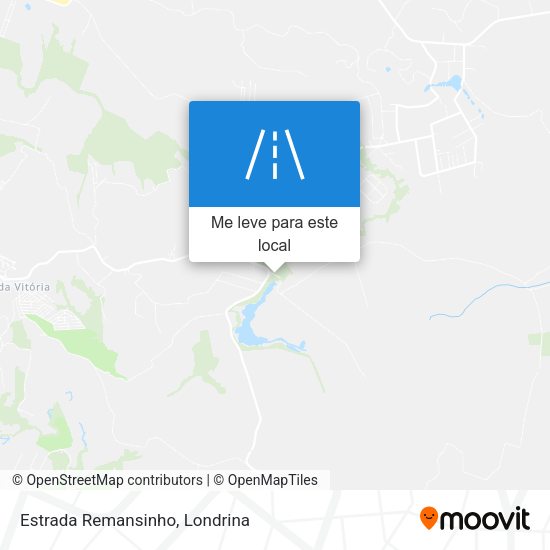 Estrada Remansinho mapa