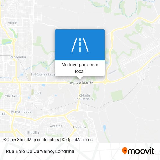 Rua Ebio De Carvalho mapa