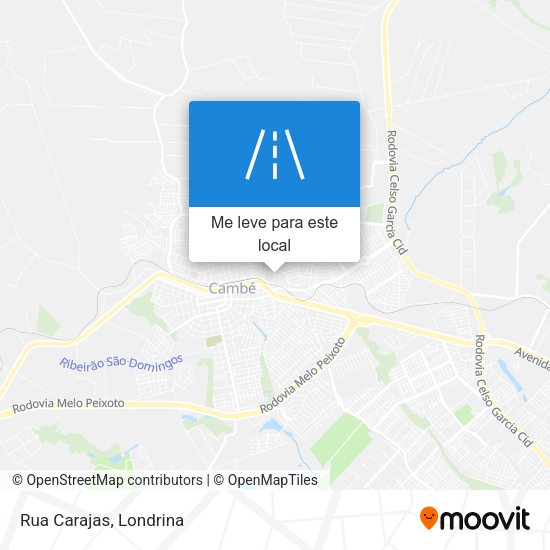 Rua Carajas mapa