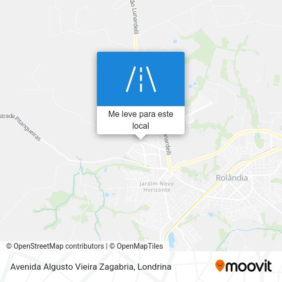 Avenida Algusto Vieira Zagabria mapa