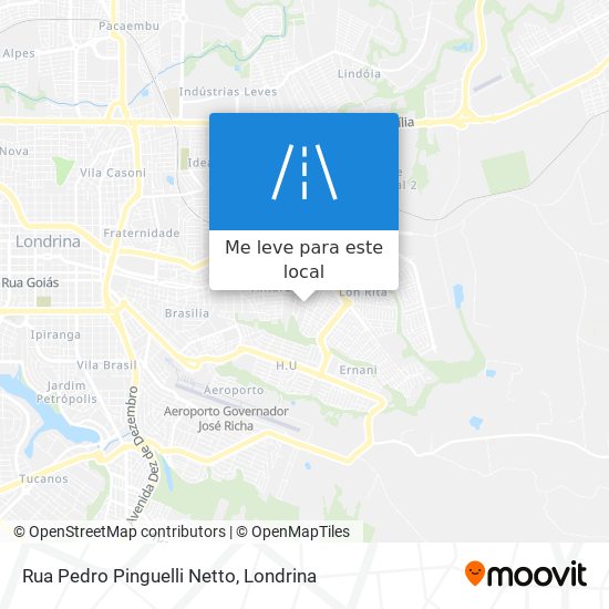 Rua Pedro Pinguelli Netto mapa