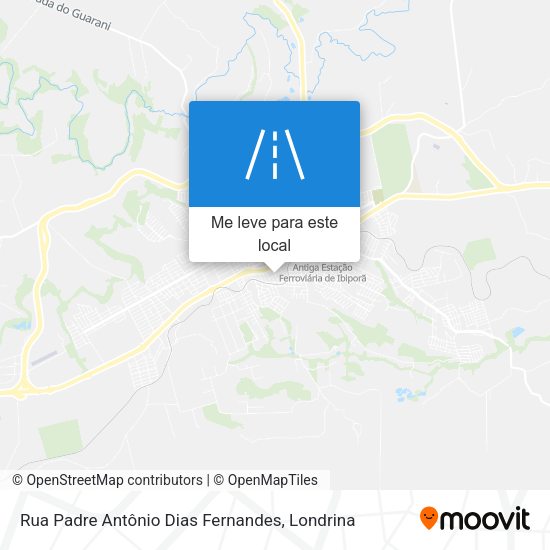 Rua Padre Antônio Dias Fernandes mapa