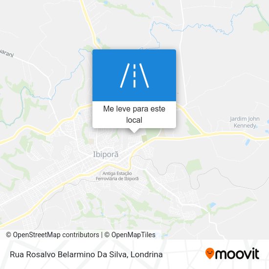 Rua Rosalvo Belarmino Da Silva mapa