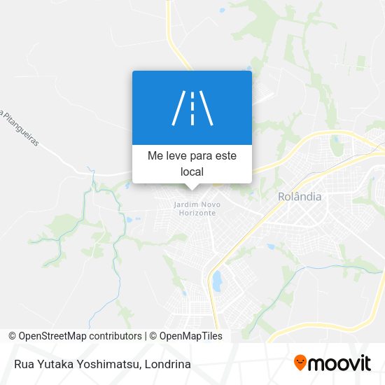 Rua Yutaka Yoshimatsu mapa