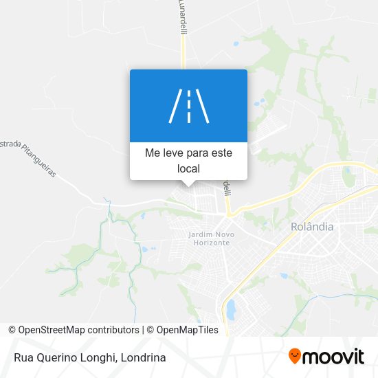 Rua Querino Longhi mapa