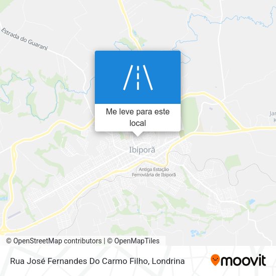 Rua José Fernandes Do Carmo Filho mapa