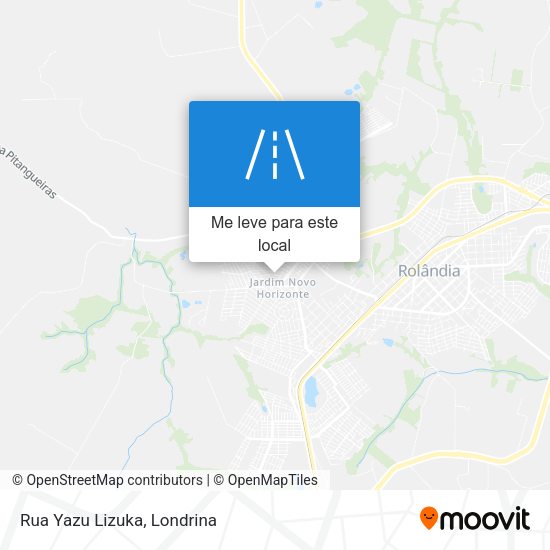 Rua Yazu Lizuka mapa