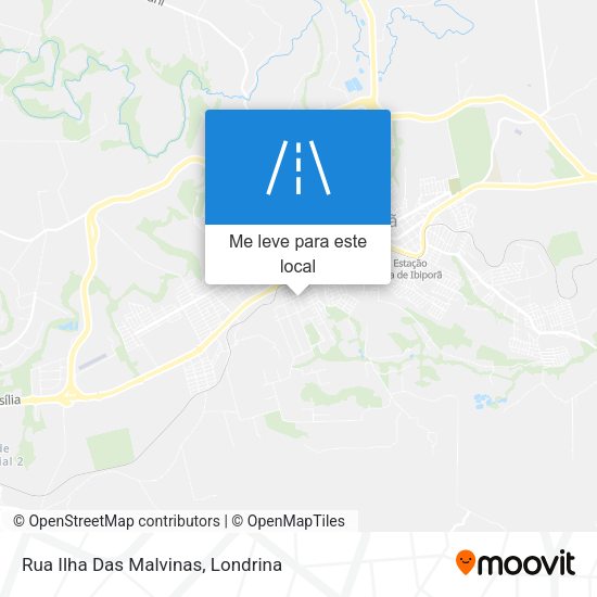 Rua Ilha Das Malvinas mapa