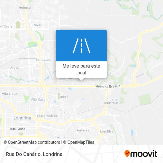 Rua Do Canário mapa