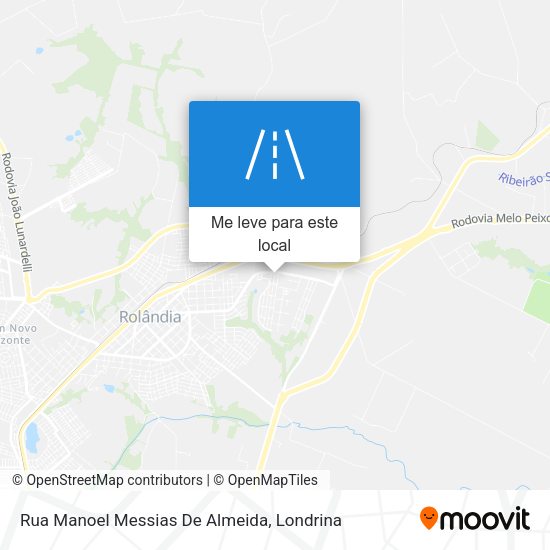 Rua Manoel Messias De Almeida mapa