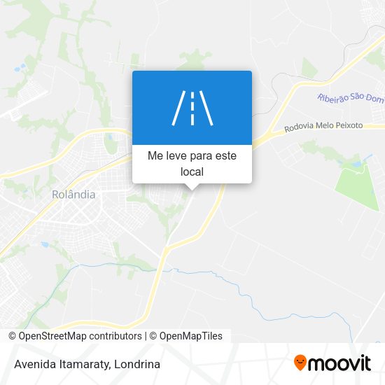 Avenida Itamaraty mapa