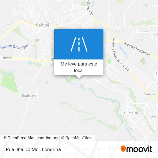 Rua Ilha Do Mel mapa