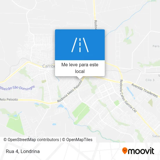 Rua 4 mapa