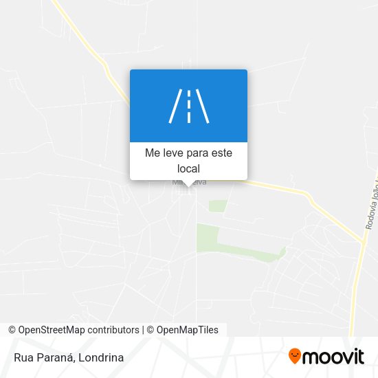 Rua Paraná mapa