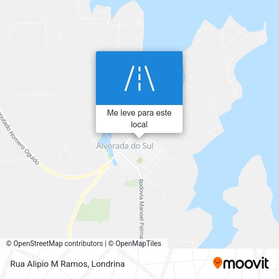 Rua Alipio M Ramos mapa
